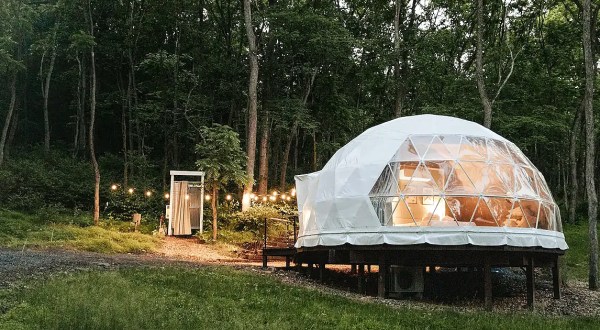 There’s A Dome Airbnb In Pennsylvania Where You Can Truly Sleep Beneath The Stars