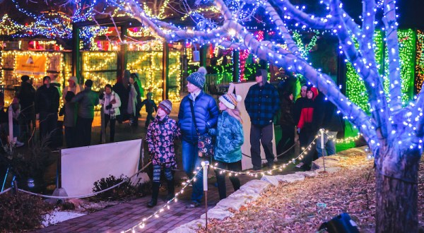 Walk Through Thousands Of Christmas Lights, Then Stay In A Cozy Log Cabin For A Holly Jolly Idaho Adventure