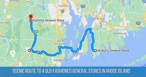 The Scenic Route In Rhode Island That Leads To 4 Old-Fashioned General Stores