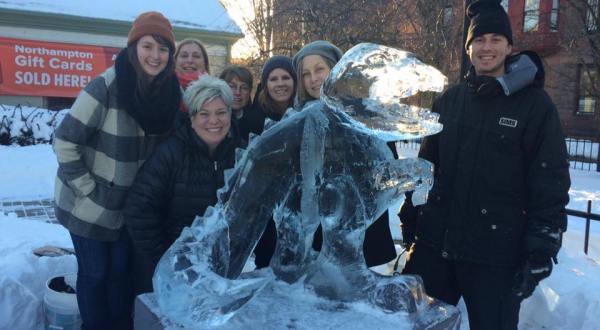 Marvel At More Than A Dozen Sculptures At Massachusetts’ Most Magical Ice Festival This Winter