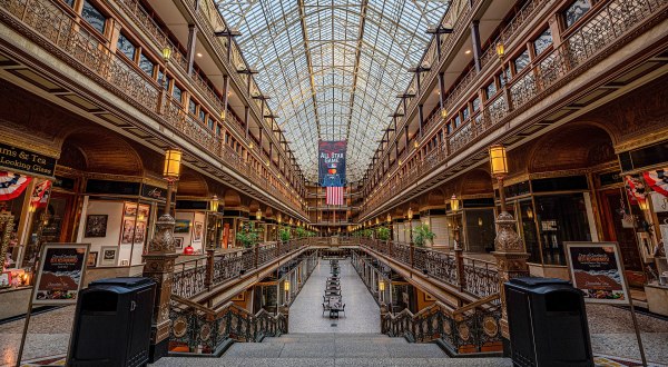 Opened in 1890 For $875,000, The Arcade Cleveland Was The First Indoor Shopping Center In The U.S.