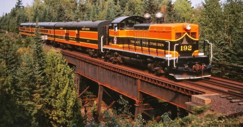 Enjoy A Scenic Train Ride And Spend The Night In A Rail Car At This Little-Known Minnesota Railroad