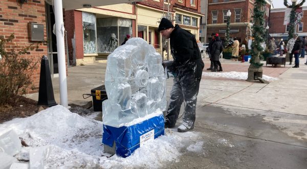 Marvel At Countless Ice Sculptures At Pennsylvania’s Most Magical Ice Festival This Winter