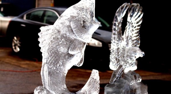 Marvel At More Than 40 Sculptures At Missouri’s Most Magical Ice Festival This Winter