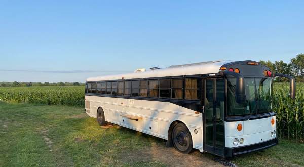 Spend The Night In An Authentic School Bus In The Middle Of Wisconsin’s Lake Geneva Area