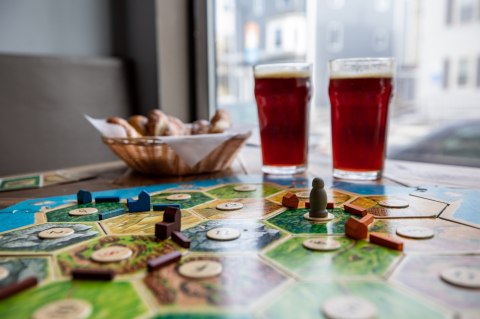 Fun Is Brewing At The Castle, A Board Game-Themed Cafe In Massachusetts