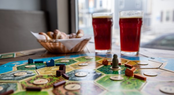 Fun Is Brewing At The Castle, A Board Game-Themed Cafe In Massachusetts