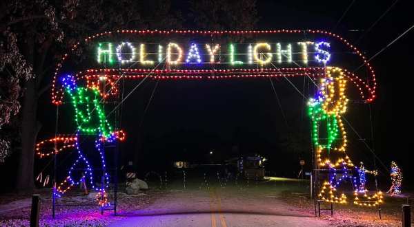 The Holiday Lights At The Lake Trail In Iowa Is Positively Enchanting