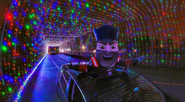 Drive Through Millions Of Lights At Gillette Stadium In Massachusetts At Their Holiday Display