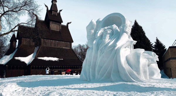 Walk Through A Winter Wonderland Of Ice This Holiday Season At The Annual Frostival In North Dakota