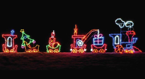 The Festival Of Lights Is One Of Rhode Island’s Brightest And Most Dazzling Drive-Thru Light Displays
