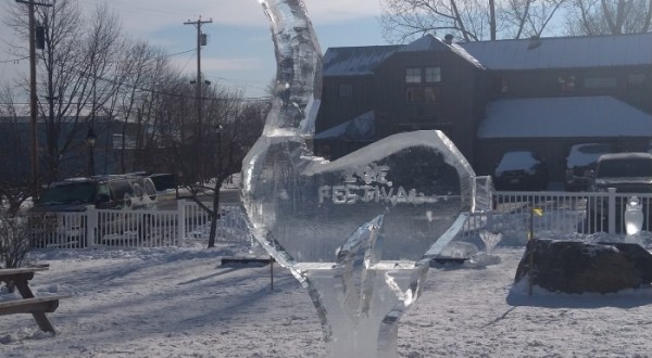 Marvel At Beautiful Ice Sculptures At Maine’s Largest Ice Festival This Winter