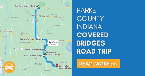 This Day Trip Takes You To 6 Of Indiana's Covered Bridges And It’s Perfect For A Scenic Drive