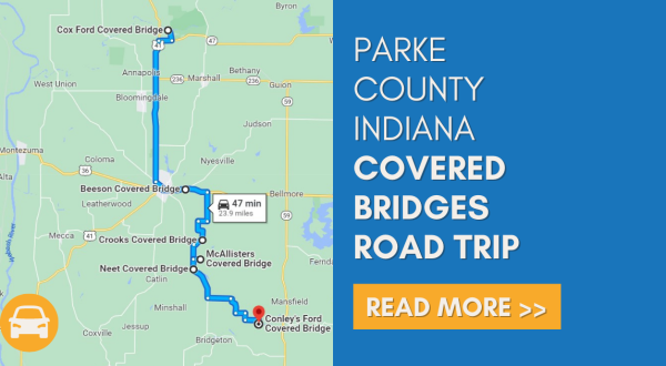 This Day Trip Takes You To 6 Of Indiana’s Covered Bridges And It’s Perfect For A Scenic Drive