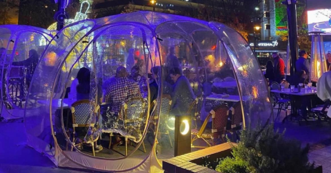 Sip A Hot Drink In A Life-Sized Snow Globe At This South Carolina Gourmet Restaurant This Winter