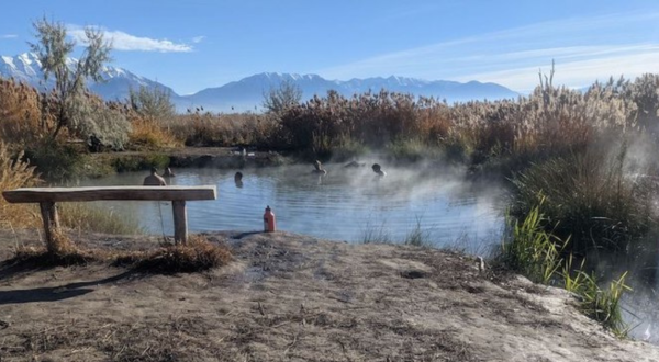 Inlet Park Is One Of The Hot Springs In Utah You Can Still Visit In The Wintertime