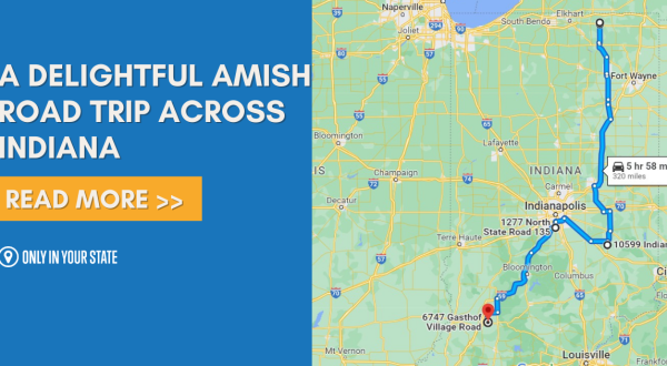 The Scenic Amish Country Route That Leads To 5 Old-Fashioned Bakeries, Furniture Stores, And More