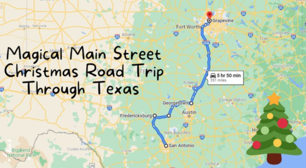 Take A Road Trip To The Texas Christmas Towns With The Most Magical Main Streets