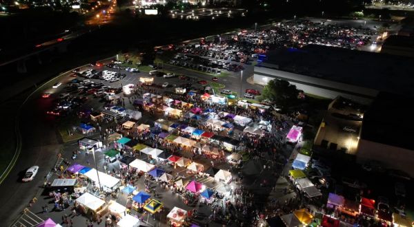 Spanning Across A Massive Parking Lot, The Largest Night Market In The Ark-La-Tx Area Is Hiding In Louisiana