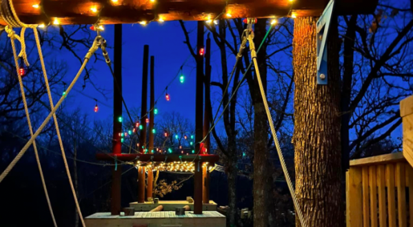 Tackle A Holiday Zip Line And Treetop Climb Adventure At POSTOAK In Oklahoma This Year