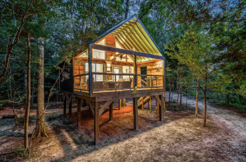 There's A Treehouse Airbnb In Mississippi Where You Can Truly Sleep Beneath The Stars