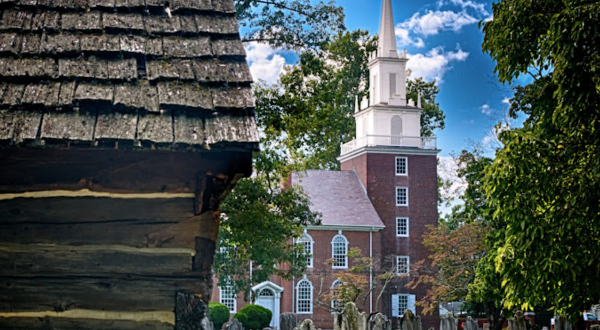 The Charming Small Town In New Jersey That Is Home To One Of The State’s Oldest Log Cabins And Churches