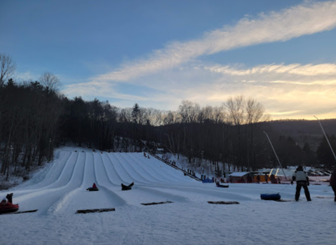 Try The Ultimate Nighttime Adventure With Night Snow Tubing At Ski Butternut In Massachusetts