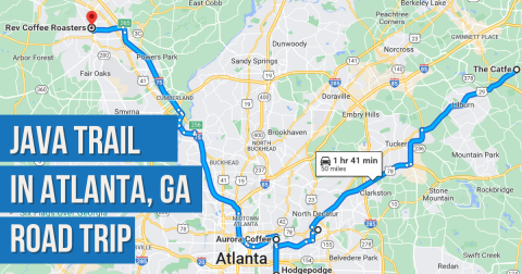 Georgia Coffee Lovers Will Want To Take The Atlanta Java Trail For A Caffeinated Day Trip