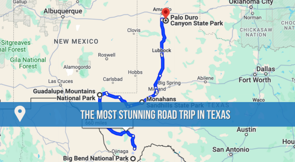 The Stunning Texas Drive That Is One Of The Best Road Trips You Can Take In America