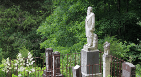 Few People Know The Iconic Devil Anse Hatfield Statue In West Virginia Was Actually Imported From Italy