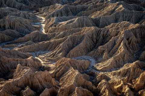 The Badlands In Southern California's Anza-Borrego Desert Look Like Something From Another Planet