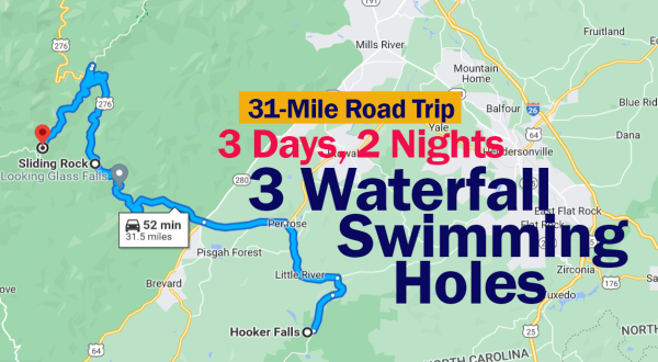 Spend Three Days At Three Waterfall Swimming Holes On This Weekend Road Trip In North Carolina