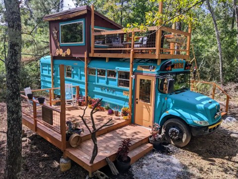 Alabama's Glampground Getaway, Little River Bus Stop Is Truly One Of A Kind