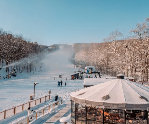 The Virginia Resort Where You Can Go Ice Skating, Snow Tubing, And More This Winter