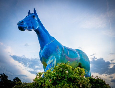 Most People Don't Know The Story Behind The Painted Horses In Shawnee, Oklahoma