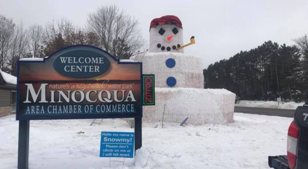 The One Staggering Snowman In Wisconsin You Need To See To Believe