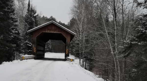 The Covered Bridge To Nowhere In The Middle Of The Wisconsin Woods Will Capture Your Imagination