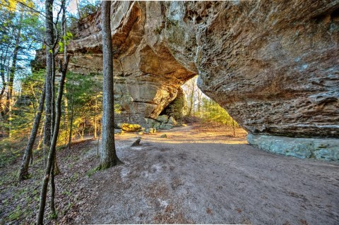 Wander Beneath A Whimsical Rock Arch On This Accessible And Scenic Kentucky Trail