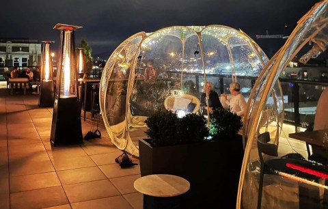 Stay Warm And Cozy This Season At Baker & Able, A Rooftop Igloo Bar In Alabama