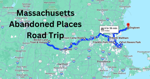 Take A Thrilling Road Trip To The 8 Most Abandoned Places In Massachusetts