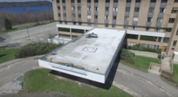 Drone Footage Captured At This Abandoned Massachusetts Hospital Is Truly Grim