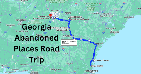 Take A Thrilling Road Trip To The 8 Most Abandoned Places In Georgia