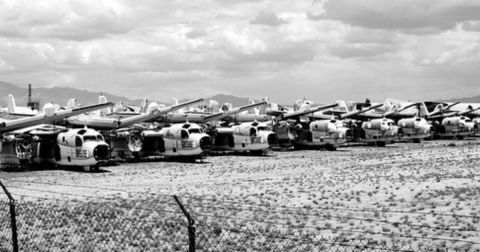 The Boneyard In Arizona Is The Resting Place For More Than 4,000 Abandoned Airplanes