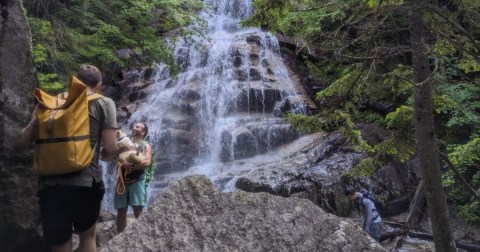This Waterfall Staircase Hike May Be The Most Unique In All Of New Hampshire