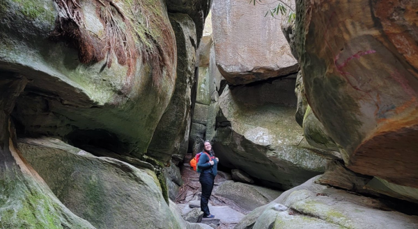 Hiking Through This Hidden Rock Labyrinth Is A Magical Virginia Adventure That Will Light Up Your Soul