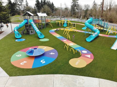 Washington Has A Brand New Chutes And Ladders Themed Playground And You Can Actually Play The Game