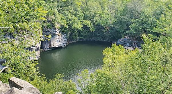 The Becket Quarry Loop In Massachusetts That Leads You Straight To An Abandoned Quarry