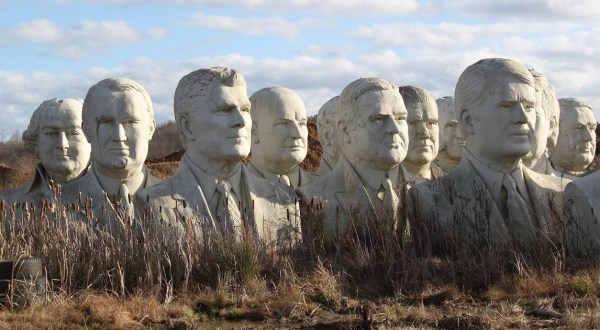 Here’s The Story Behind The Abandoned President Statues In Virginia