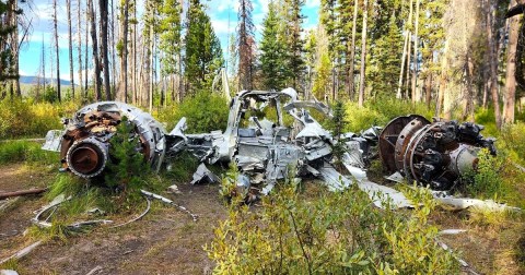 This Idaho Hike Leads To An Abandoned WWII Aircraft And Most People Don't Even Know About It