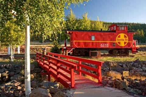 Enjoy A Scenic Train Ride, Then Spend The Night In A Santa Fe Caboose On This Unique Arizona Getaway